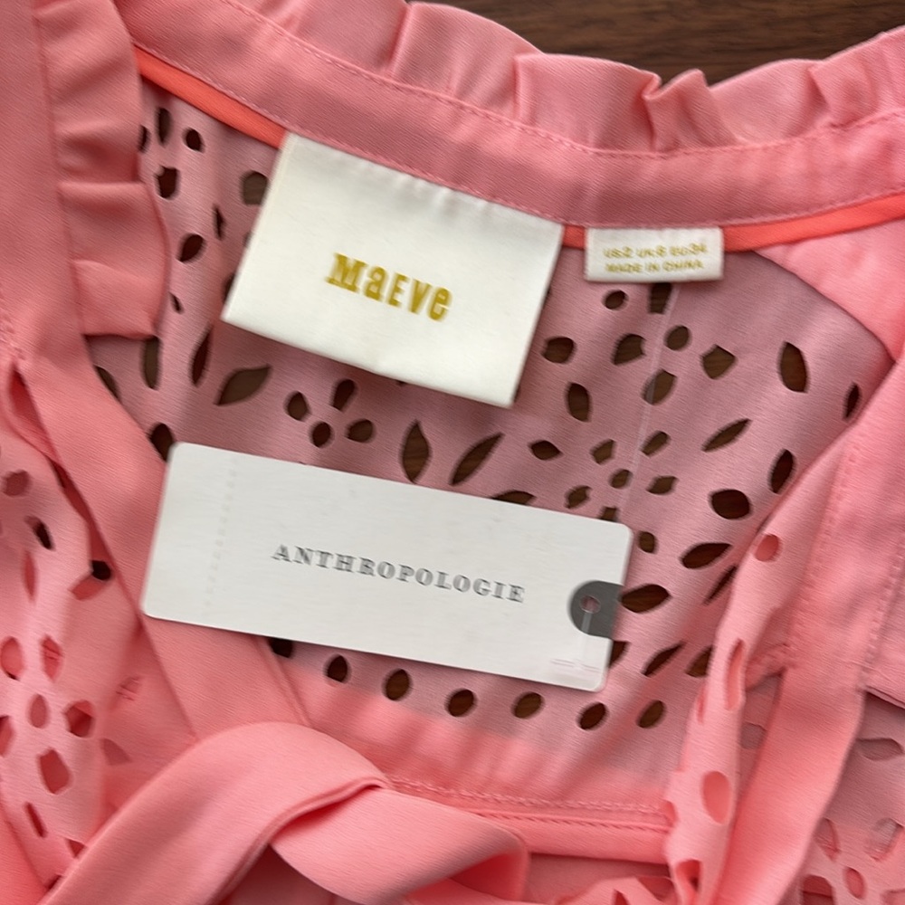 ANTHROPOLOGIE MAEVE LUCA TIE NECK TANK - Picture 10 of 12